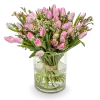 Kytice růžových tulipánů